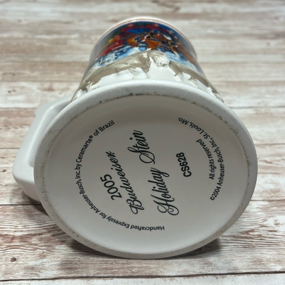 2005 Budweiser Holiday Stein CS628 - Picture 3 of 8